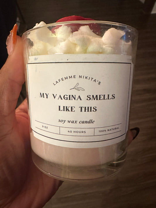 Lafemme Nikita's "My Vagina Smells Like This" Candle