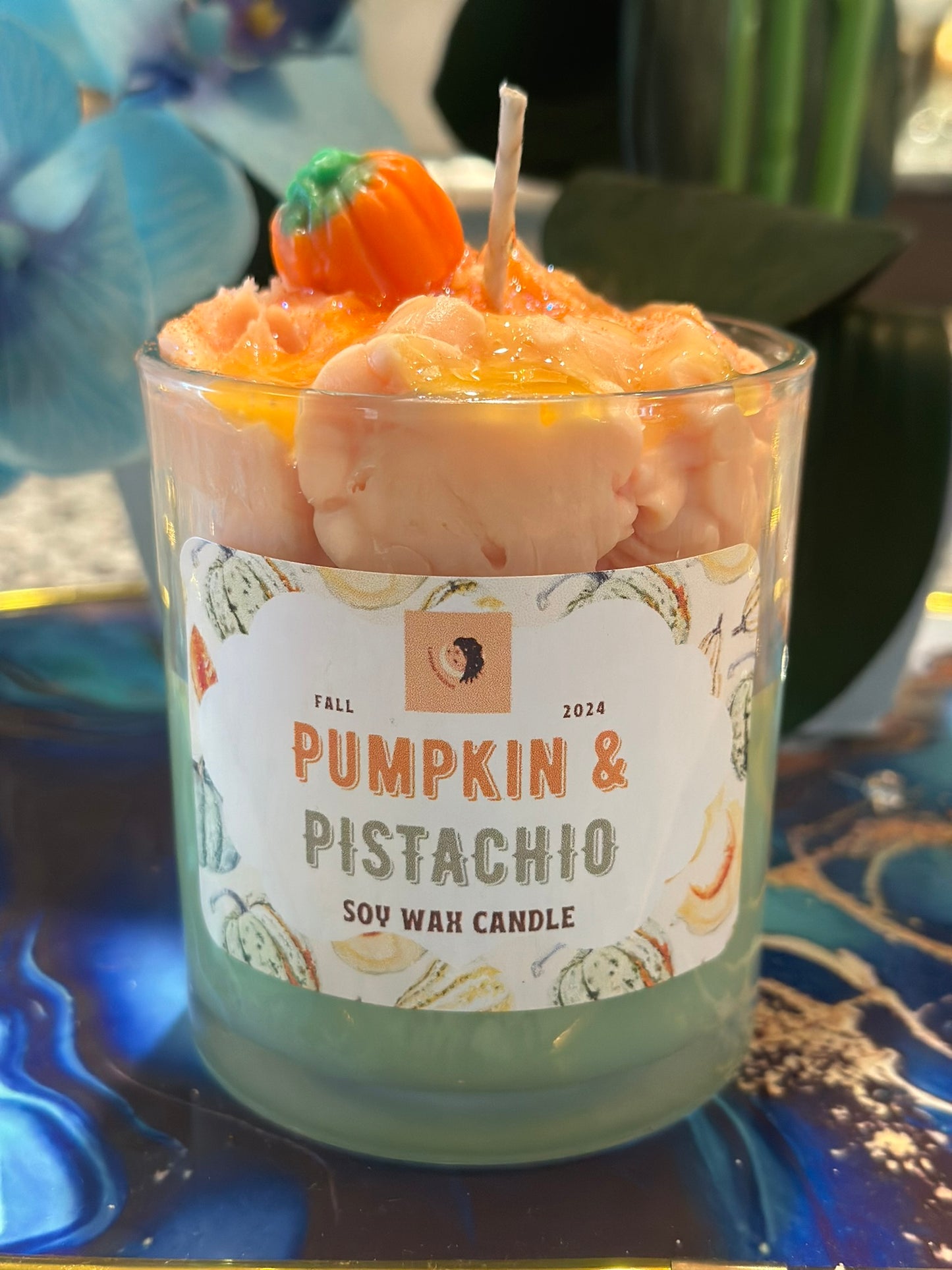 Lafemme Nikita's "Pumpkin Pistachio Candle"